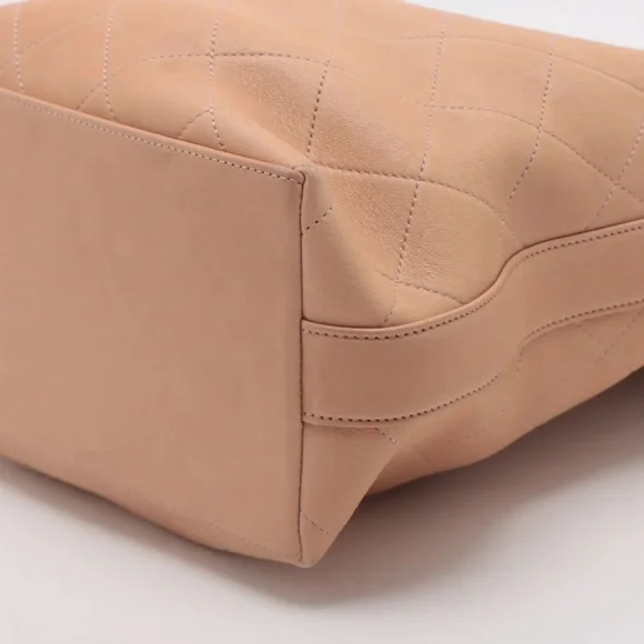 Chanel Matelasse Drawstring Chain Two-Way Shoulder Bag in Beige - Picture 3 of 7